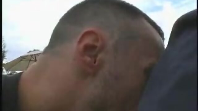 Bearded guy deepthroats big dick
