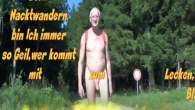 Outdoor Wichsen und Abspritzen