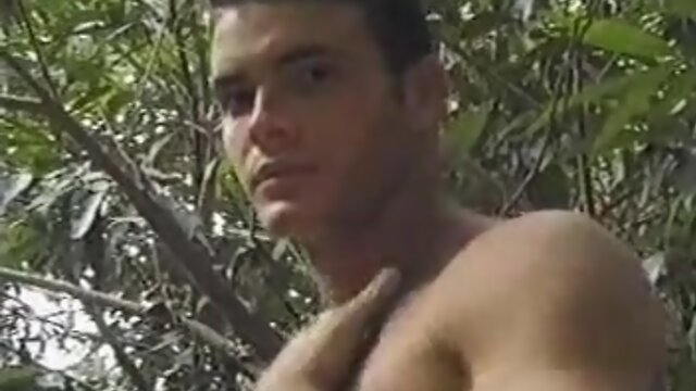 Jerking off by the river