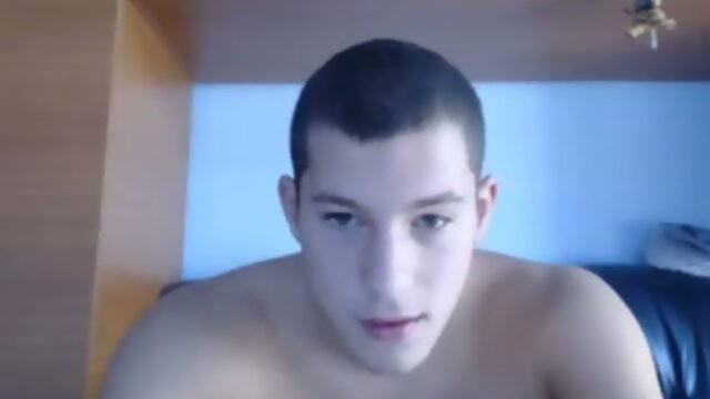 Gorgeous Gay Boy Finger Ass And Cums On Cam