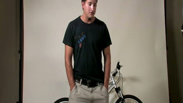 Bicycle Stud Stretches His Penis For Us!