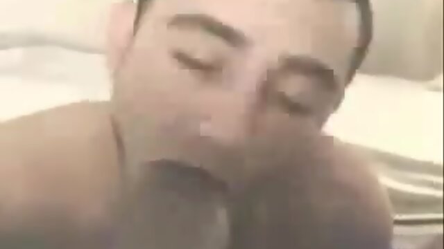 bearded DAD huge COCK sucked bare FUCK tiny SON boy ASS