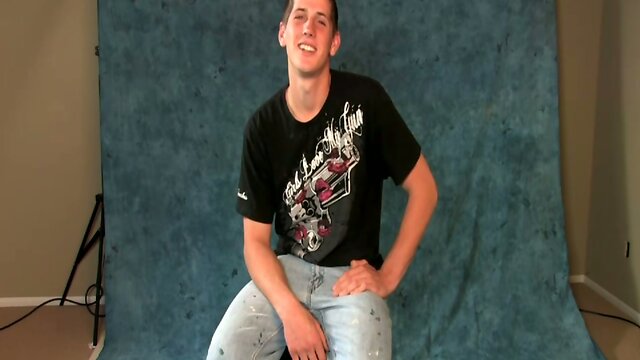 Young Str8 Punk Jerking Off His Boner