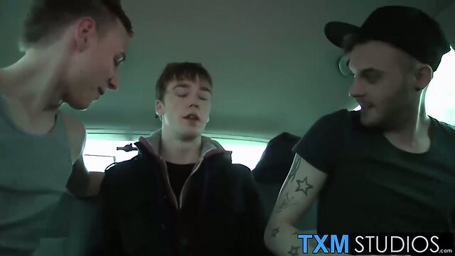Kai Alexander`s Hot Threesome: Awesome Blowjobs, Gay