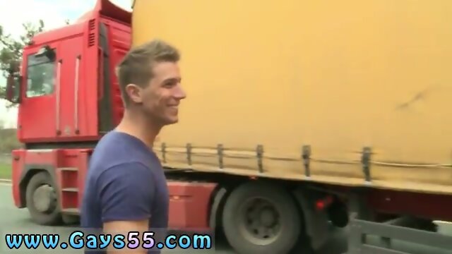 Truckers men Dudes Have Anal Sex In-Town