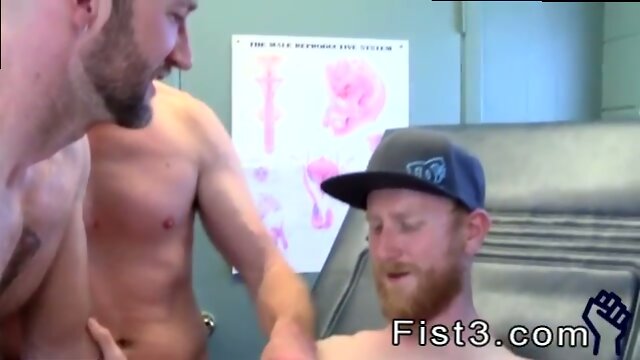 Hot Erect Sack: Caleb`s Saline-Filled Fisting Orgy