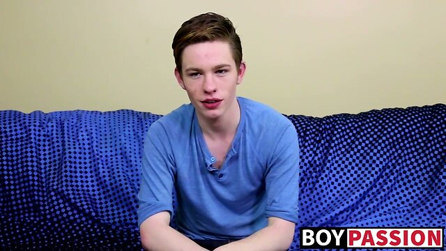 Adorable twink guy Nico Michaelson gets horny and wanks