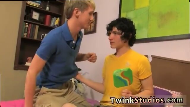 Hayden Chandler`s Slick Tummy Laced in His Own Cum