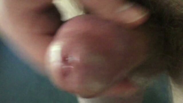 small cock - closeup wank and cum