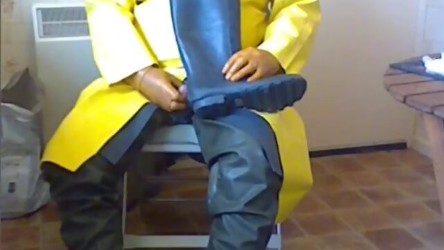 Friday afternoon rubber wank.