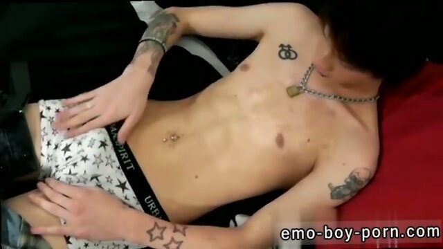 Hot Emo Twink Lewis Romeo Gets Sloppy in His First Time