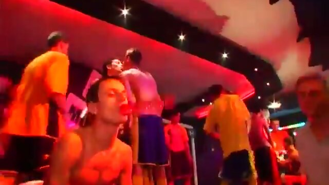 Hot Group Orgy: Black Men Pack Stage with Thick