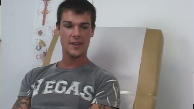 Studs Spitting Pre-Cum During Medical Exam: Gay