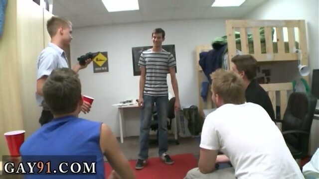 Hey Guys, Frat Hazing Gone Gay: Tiny Jizz-Shotguns Need
