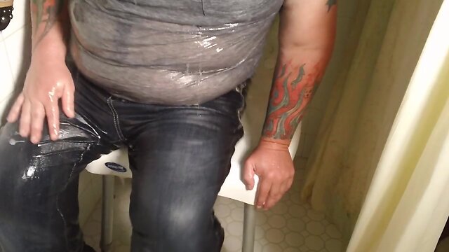 wet CD (me) cut up outfit