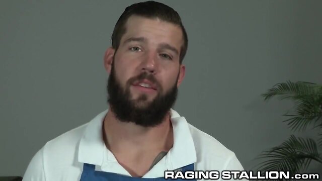 RagingStallion Airport Barista Pounded by Hot BBC on