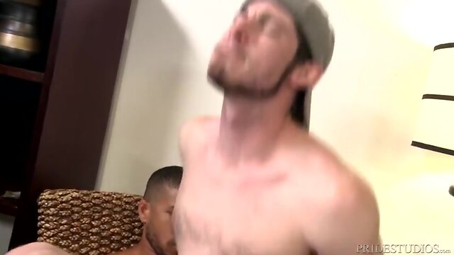 Pridestudios teenage interracial couple relieving anal