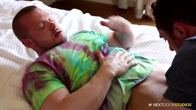 Nextdoorstudios markie more & massive prick strong lad