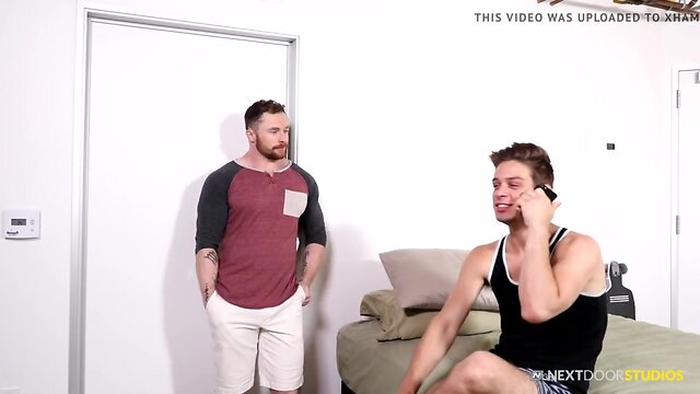 Nextdoorbuddies barebacking my bf's boyfriend!
