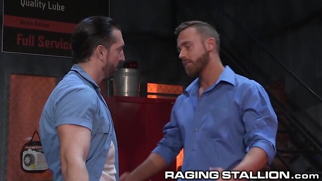 Ragingstallion cocky client gets prick