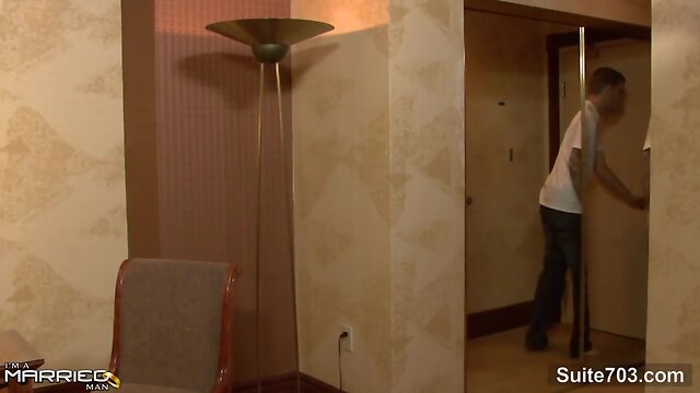 Married Male Christian Wilde`s Passionate Blowjob with