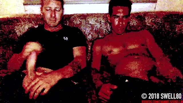 Straight latin tries mutual handjob first time caught