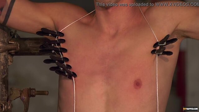 Sebastian kane tortures restrained sub teenager with