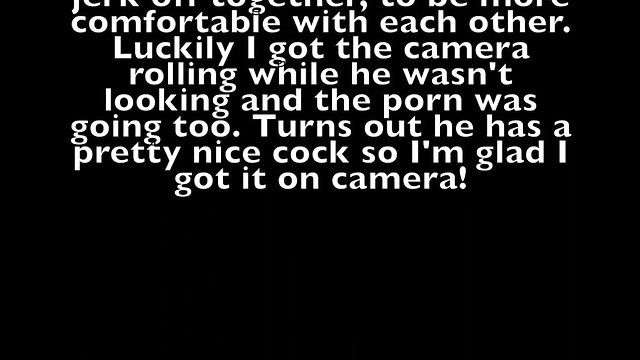 Straight guy tricked into wanking off with a dude