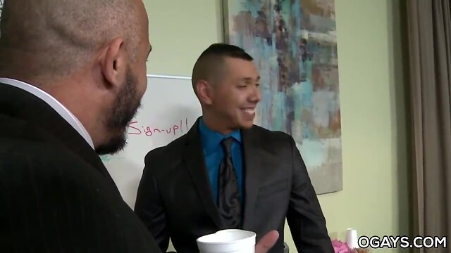 Gay office fuck jake morgan, seth santoro