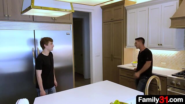 Forbidden Banana-Fueled Family Fun: Stepdad & Stepson`s