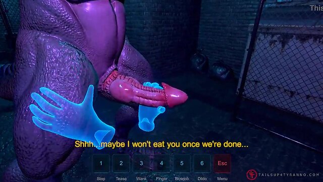 Furry gay animation game mutant alley: do the dinosaur