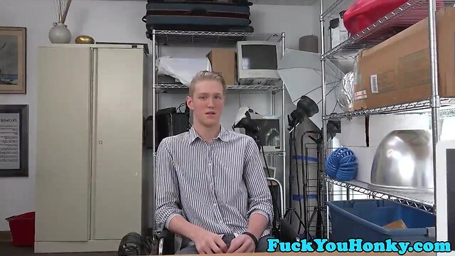 Straight Guy`s Hot Interracial Audition: Rimmed, Bred,
