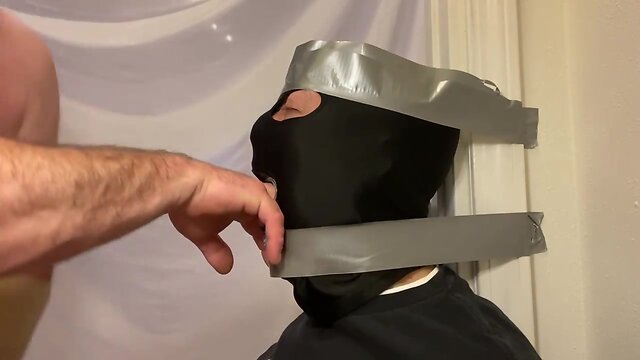 Straight alpha tapes fag cocksucker to the wall