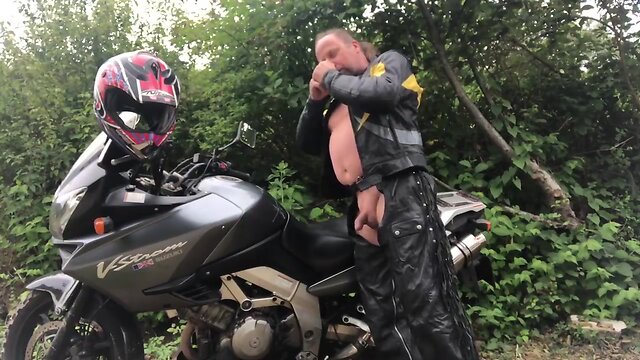 Nymphofist gay biker