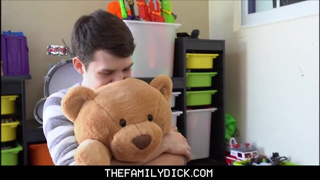 Teen boy stepson dakota lovell and stepdad trent