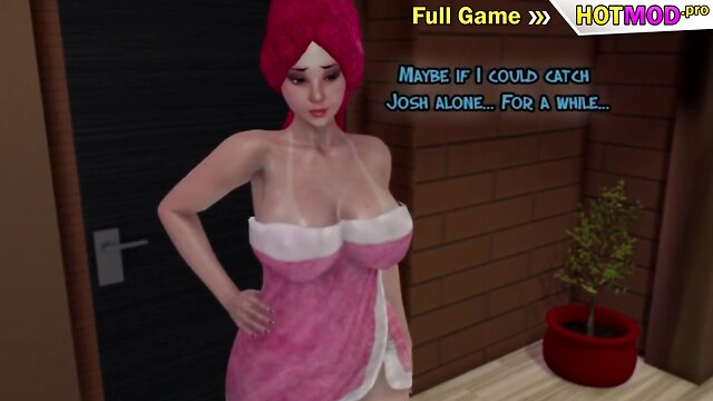 Two tgirl moms shagging two guy 3d animation futa male