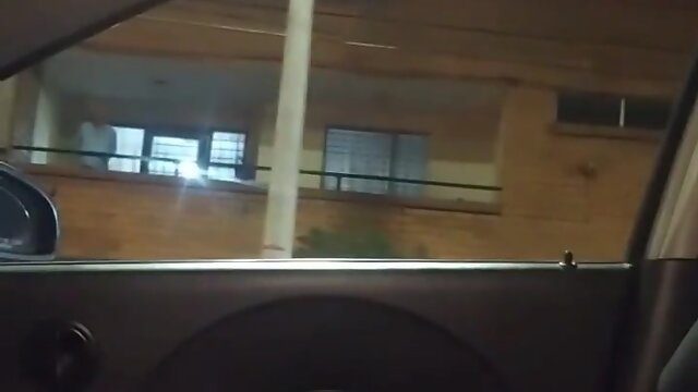 A motorcyclist catches me stroking off in my car