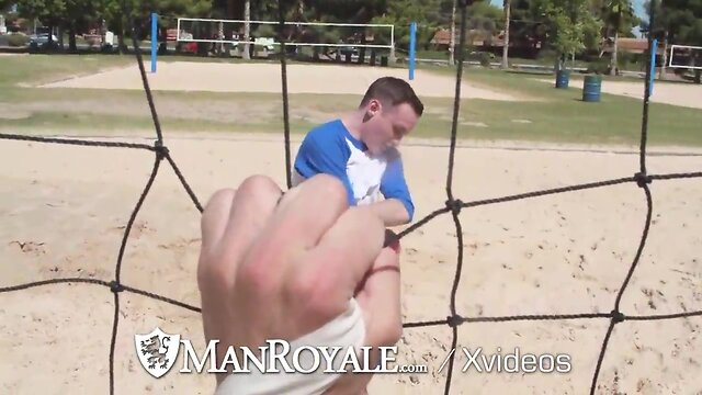 Manroyale volleyball studs take a break for sex