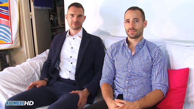 French guy serviced by my best friend : marc and seb