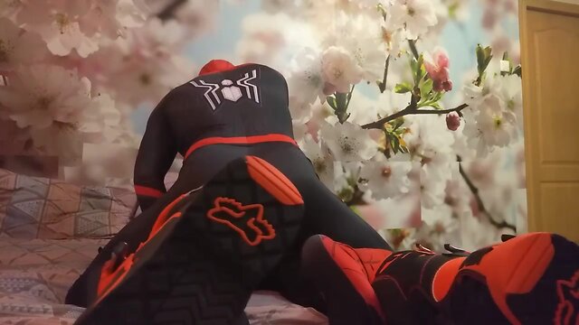 Spiderman x motocross gay