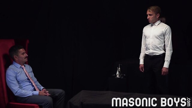 Young Twink Ravished by Suited Masters: Barebacking