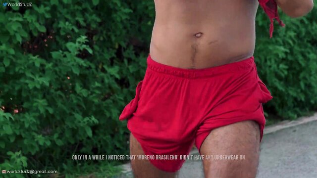 Beefy Brazilian Serviced & Edged by Latino Hunk & Hairy