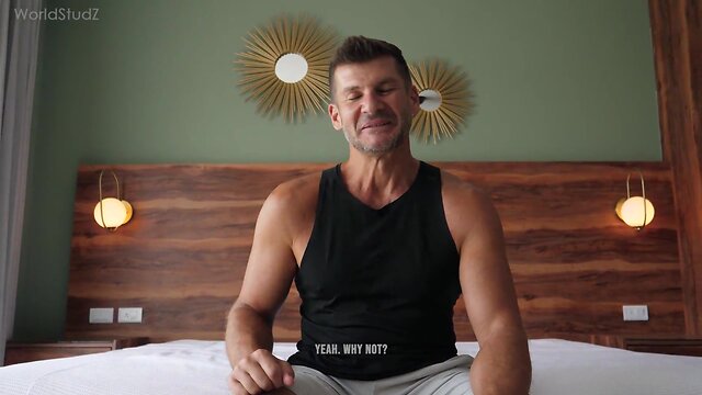Married papa matt agitated to be milked by thin