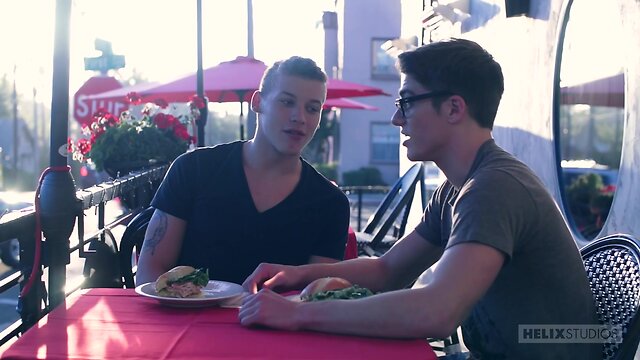Double penetration with blake mitchell, kyle ross and