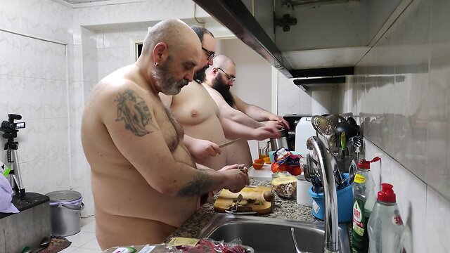 Making a fruit salad dessert with writerhorny and