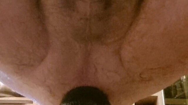 Double huge prostate cumshots with my monster dildo: a