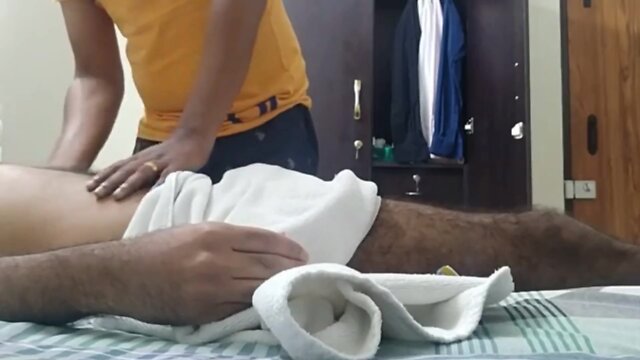 Sensual straight guys get a hot asian massage and have