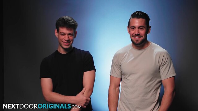 Dante colle and his big muscle hunks: true friends show