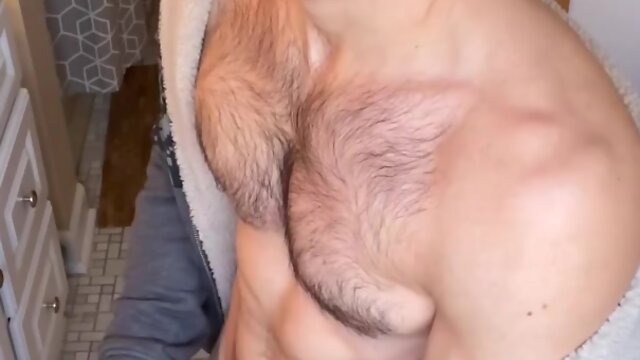 Defying gravity: lydian greys solo masturbation with a
