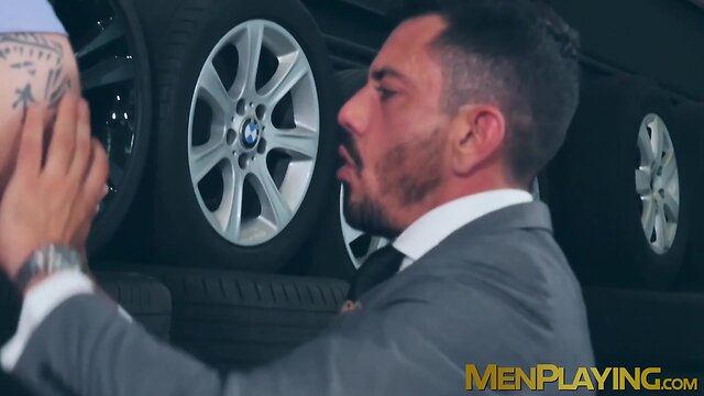 Dani robles takes raw office pounding from bearded joe